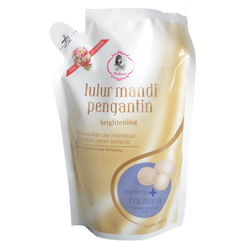 Purbasari Body Scrub Brightening + Pearl  (Family Pack)